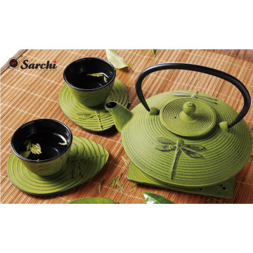 Japanese Dragonfly Cast Iron Teapot with Infuser